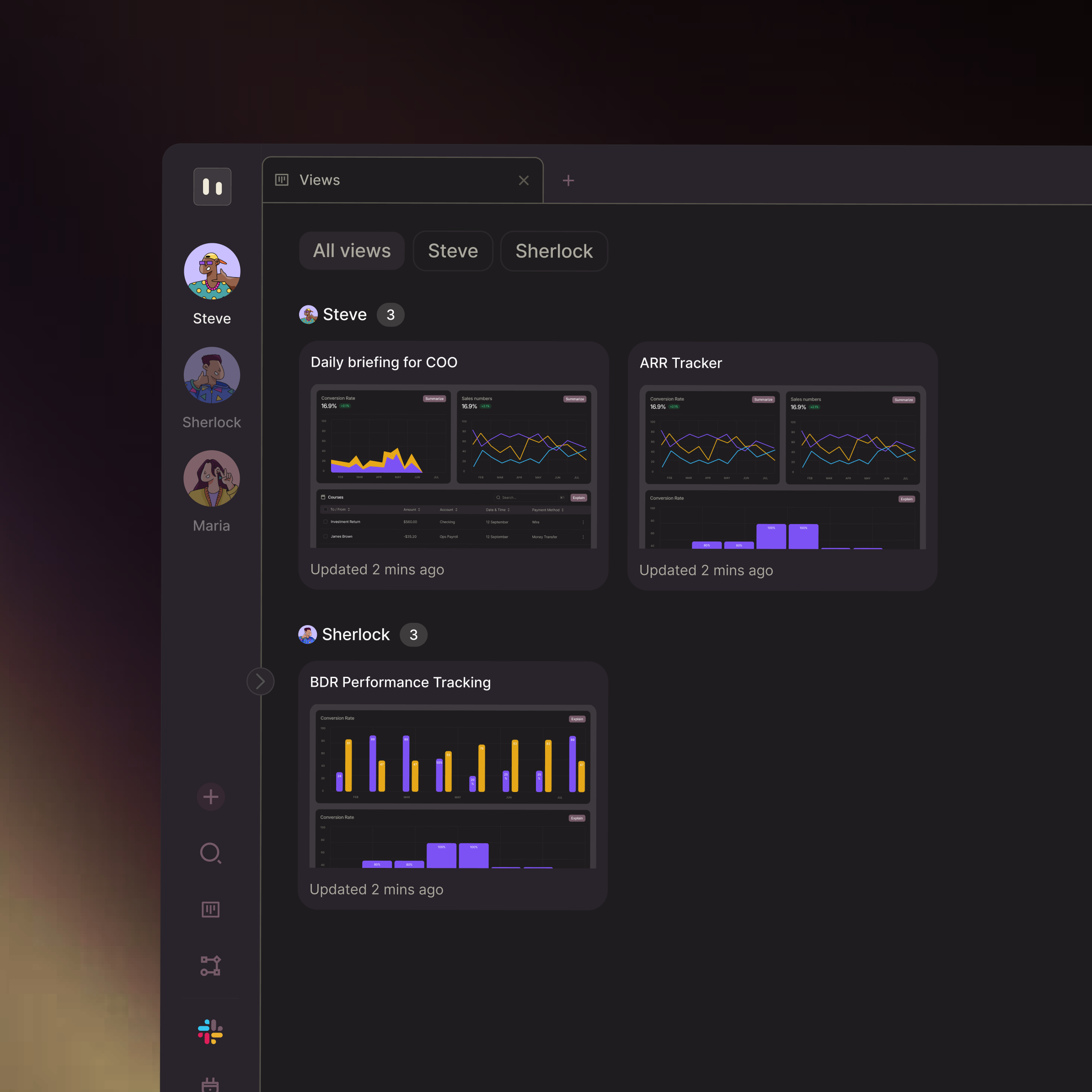 Dashboards that build themselves